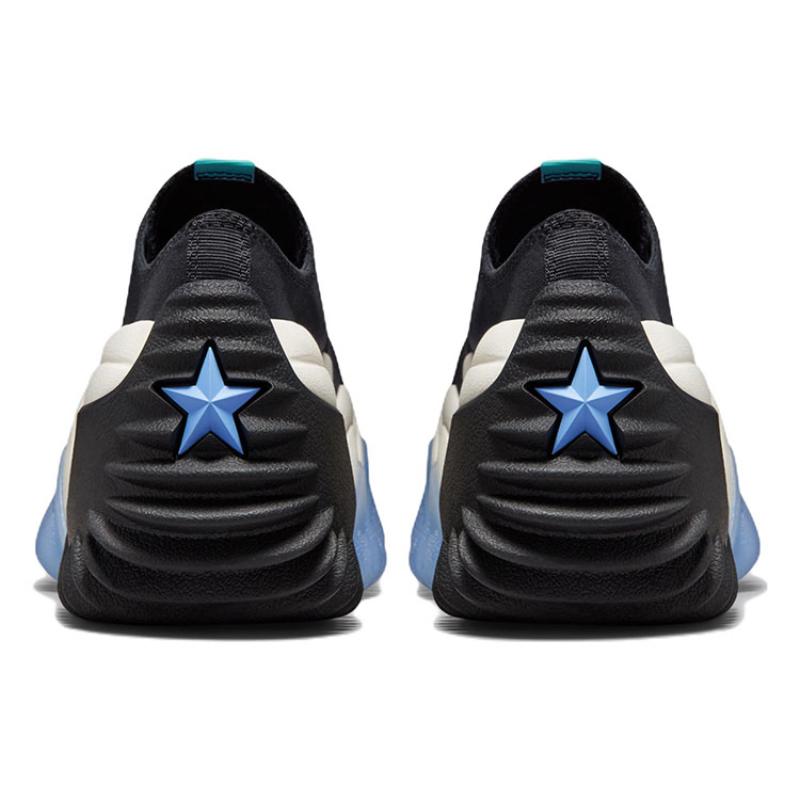 Converse Run Star Motion Comfortable Casual Low-Top Espadrilles Unisex Black & Blue