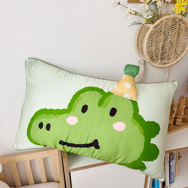 60S Tencel Lyocell Pillowcase Kids Adults 30x50cm Single Or 48x74cm Pair Soft Breathable Bedding Cover Ins Style Printed