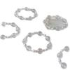 Exklusives High-End DIY Armband aus natürlichem Rosenquarz & Weißer Perle