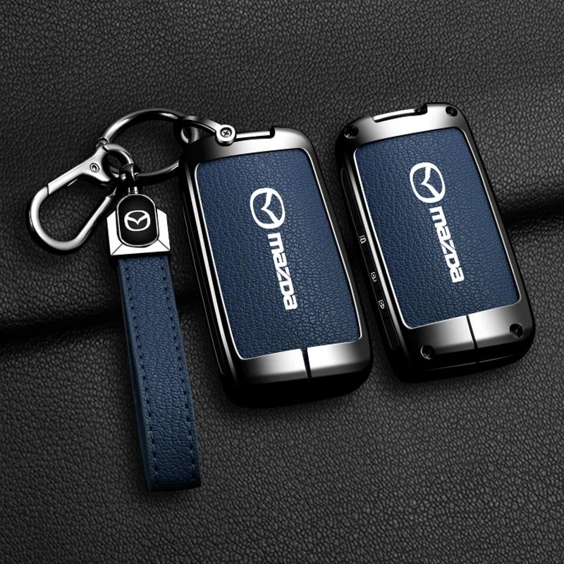 Car Key Cover Case Holder Shell Protection Fob For Mazda 3 Alexa CX30 CX-4 CX5 CX-5 CX8 CX-8 CX-30 CX9 CX-9 Keychain Accessories