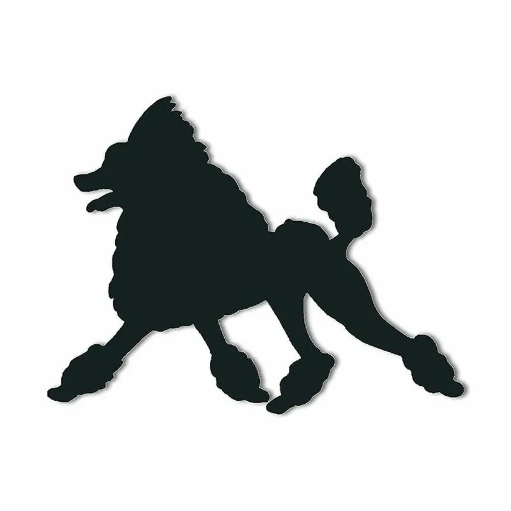 1 шт. Пудель металлический настенный знак собака порода силуэт настенный декор для дома — фото 6