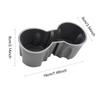 TPE Car Cup Holder Organizer For Tesla Model 3/Y Card Slot Interior Parts Center Console Non-slip Water Insert