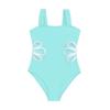 Traje de Baño Hueco de Playa Nuevo Traje de Baño de Moda para Niña Chaleco Princesa Tirantes Color Contraste Moda Traje de Baño de Una Pieza