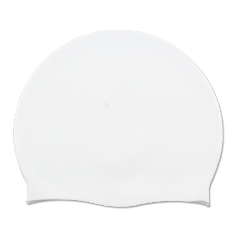 1 Pcs Silicone Swimming Cap Men Women Long Hair Waterproof Color Sports High Elastic Adults Swim Pool Hat Diving Hat