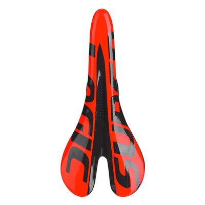 Full Carbon Fiber Glossy Red Ultralight Outdoor Road Mountain Bike Bicycle Hollow Cycling Saddle
