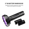 UV Flashlight with 128 LEDS 395NM Ultra Violet Torch Light Lamp Blacklight Detector for Dog Urine Pet Stains and Bed Bug