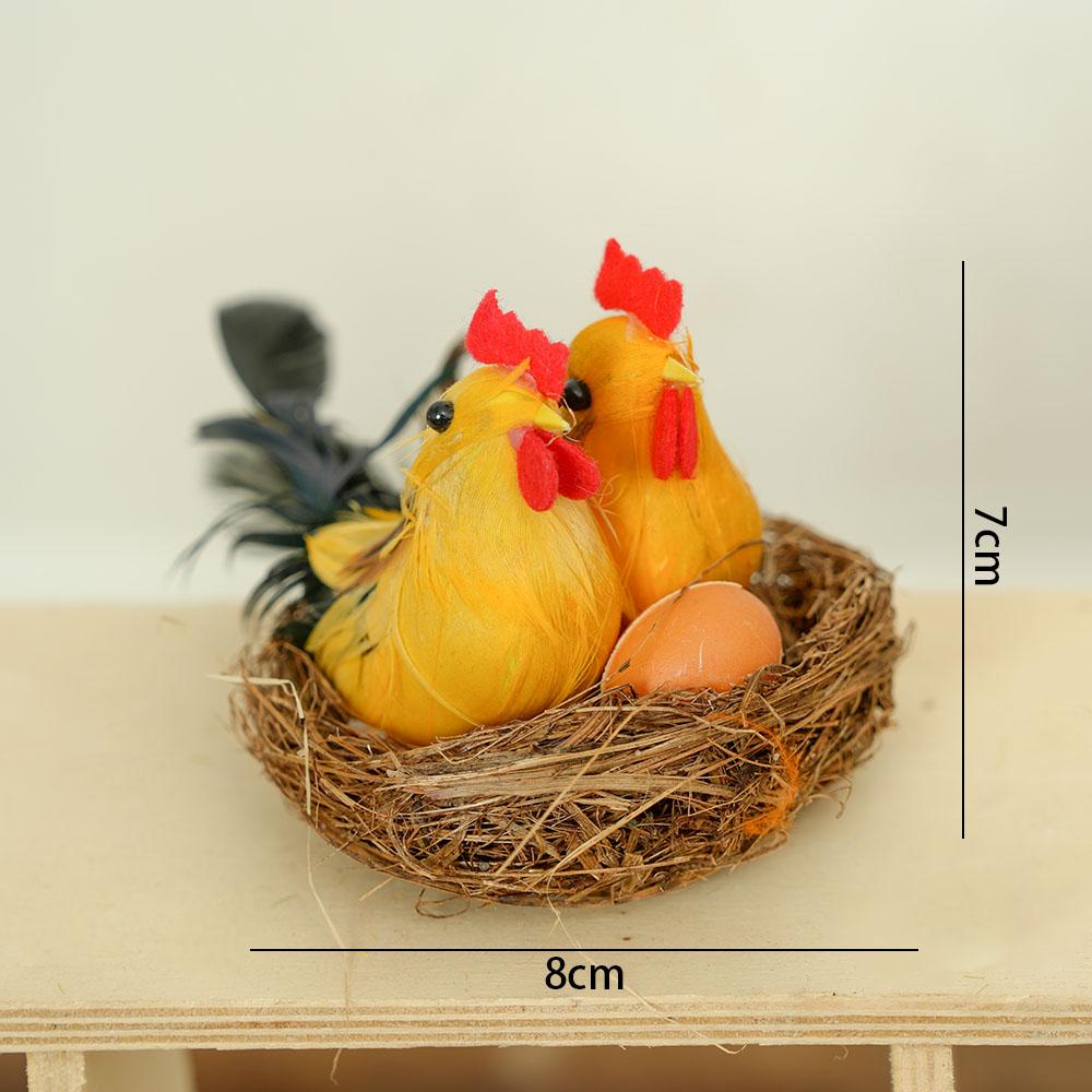 Mini-Hühnerstall Landschaftsdekoration für Kindergarten, Villa, Hof oder Homestay-Ausstellung