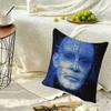 Movie Hellraiser P-Pinhead Square Double-Sided printed Pillow Case Bedroom Bedside Pillow Sofa Cushion Cover