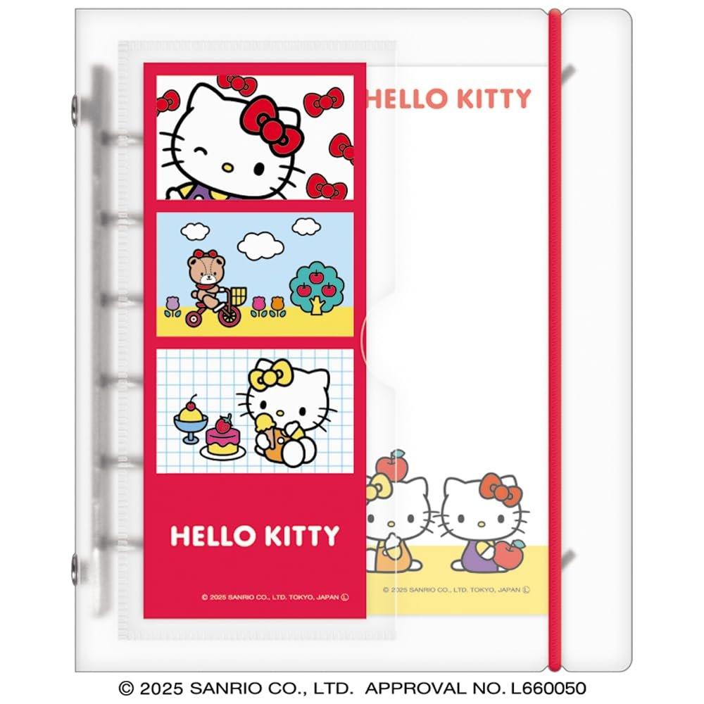 CRUX Hello Kitty Sukipeta Sticker Binder Organizer Japanese Oshikatsu Fan Goods