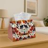 1pc Vintage Floral Cottage Tissue Box Holder - Multi-Functional Napkin & Toilet Paper Storage Suitable for Home, Car, Parties, Suitable for Tissues, R