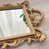 1PC Mirror Tray Jewelry Storage Mirror Stand Home Decoration Golden Storage Tray Photography Ornaments 47.5x23x2.5cm