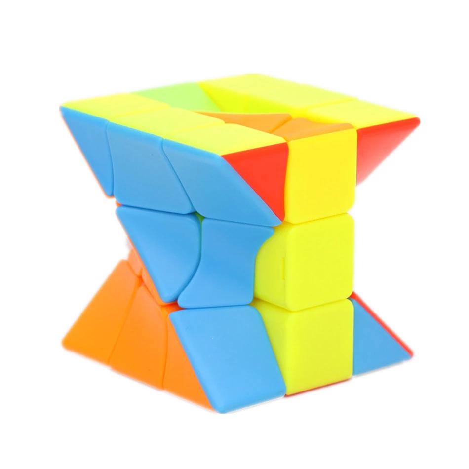 

FanXin Twisty 3x3x3 Magic Cube 3x3 Torsional Professional Speed Puzzle Twisted Brain Teaser Educational Toys For Kids