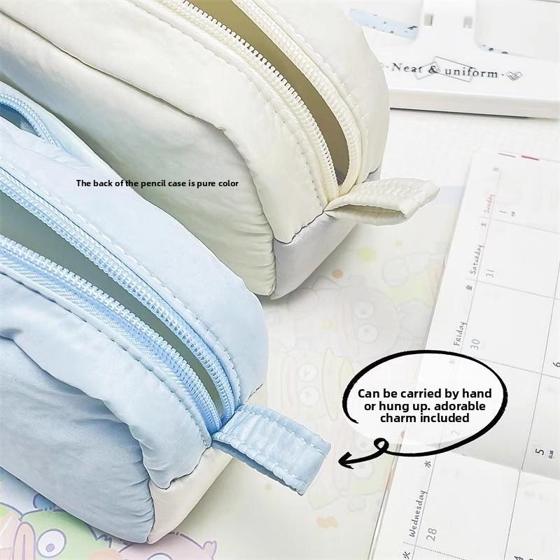 Canvas Pencil Case With Large Capacity For Students And Girls