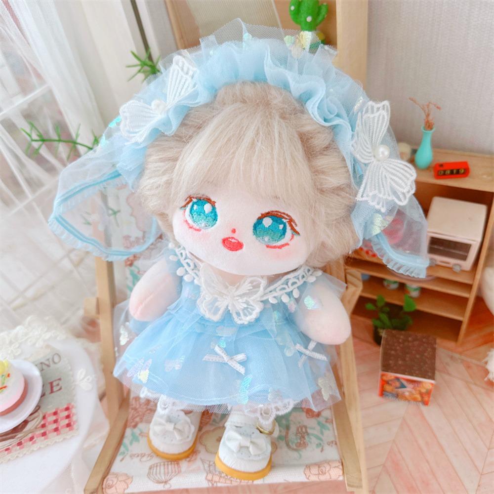 Lolita Cotton Doll's Clothes Wedding Dress Plush Doll Clothes  20cm Cotton Doll
