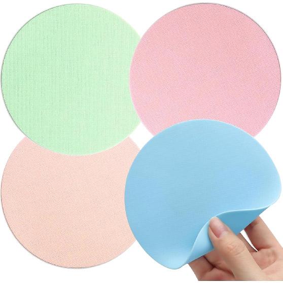 Rubber Jar Opener Gripper Pad Set Gadgets 4pcs Round Multi Function Can Silicone Easy Opening Bottle Lid Heat Insulated Non Slip for Seniors