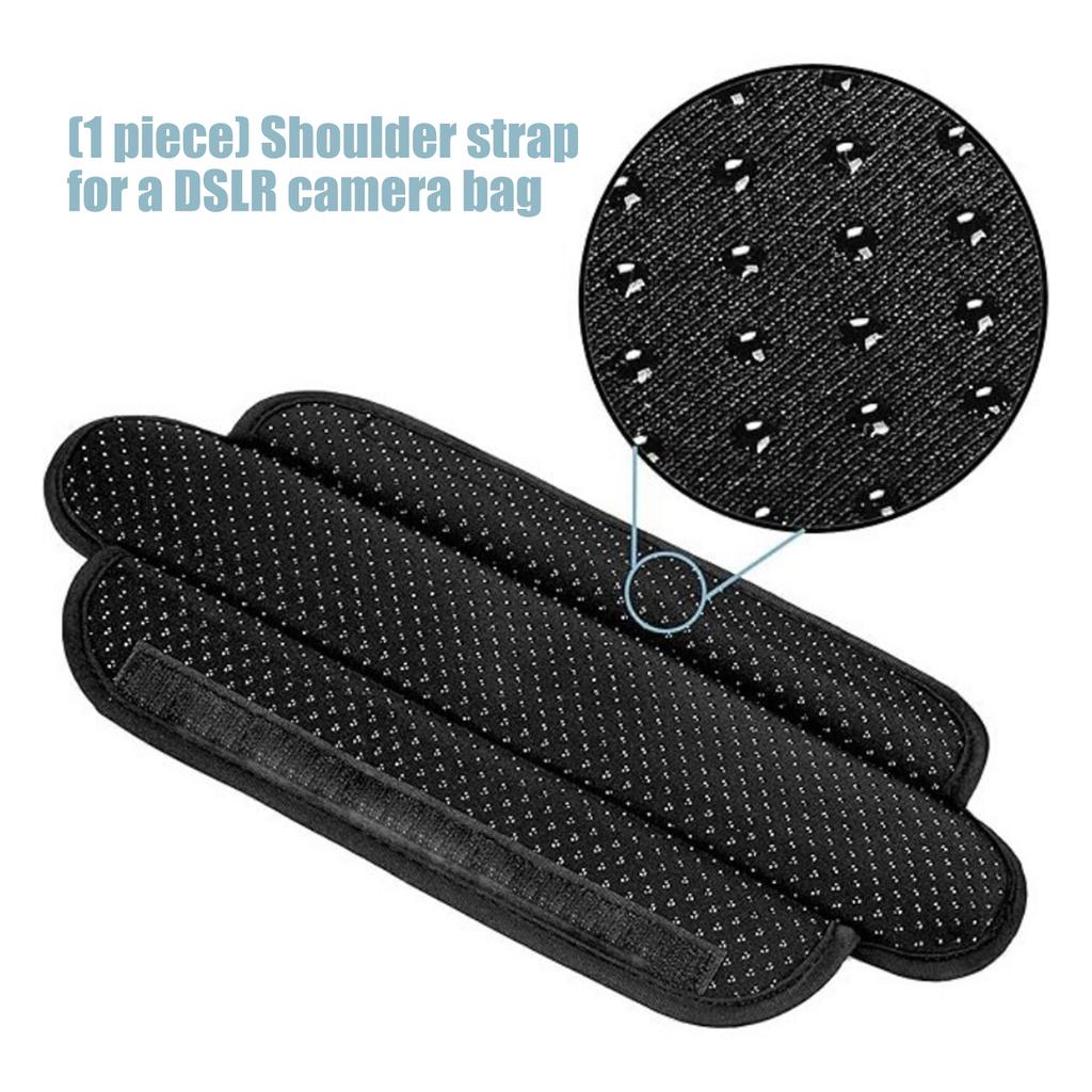 Multipurpose Shoulder Pad for Photography Equipment School Bags Sports Gear Breathable Neoprene Texture Easy Cleaning
