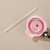 New Cute Cartoon Insulated Stainless Steel Water Cup with Straw and Handheld Rope