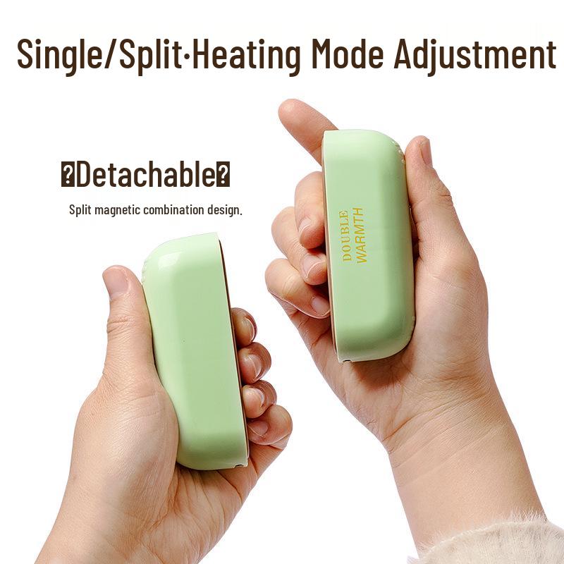 Two-in-One Magnetic Detachable Portable Hand Warmer