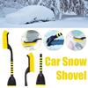 3PCS Car Snow Brush Extendable Cleaning Removal Shovel Scraper Winter Auto Brushes Windshield Deicer Remover Tool Wash Defroster