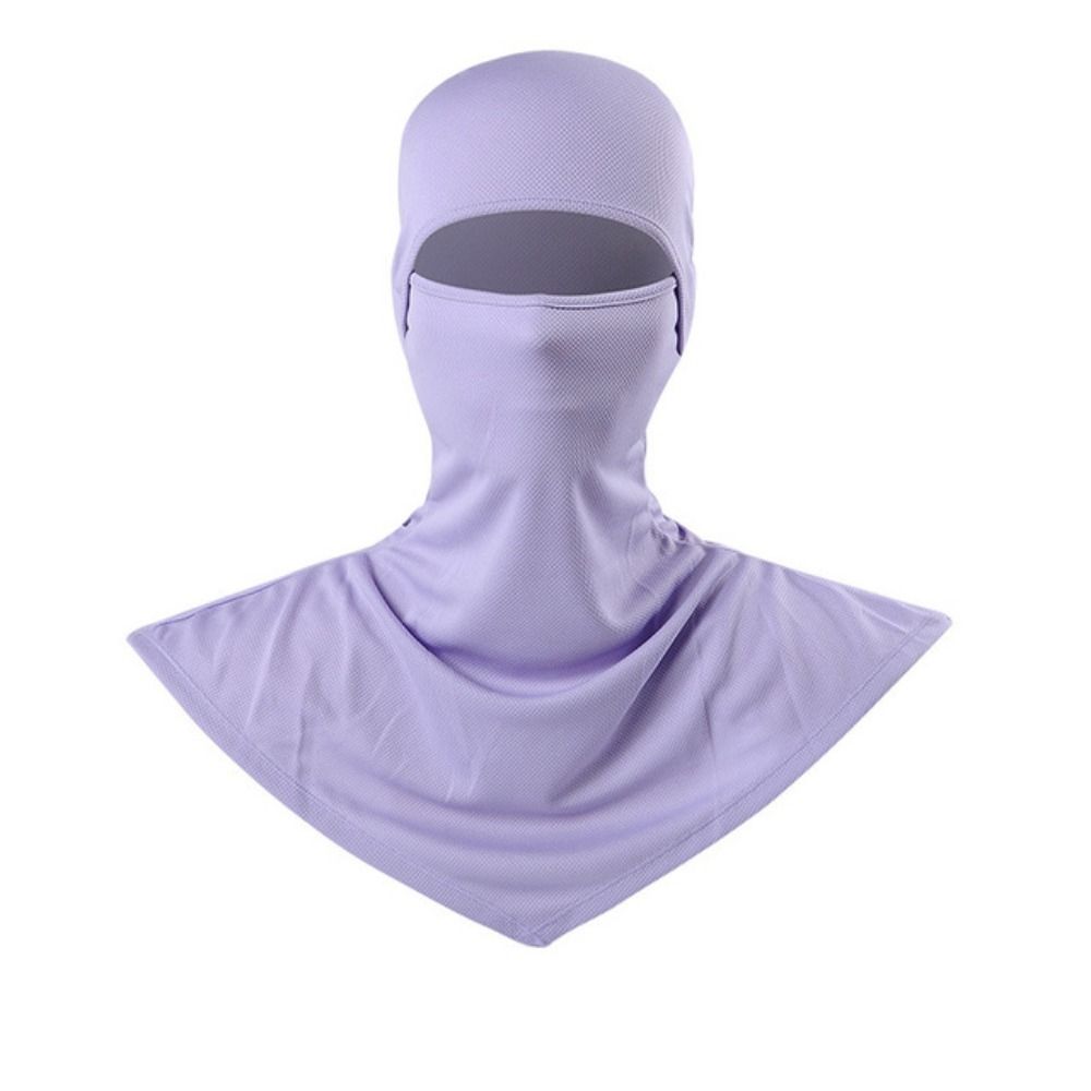 

Balaclava Men Women Face Mask Sun/UV Protection Breathable Long Neck Covers for Cycling Motorcycle Fishing Skiing Snowboarding фіолетовий