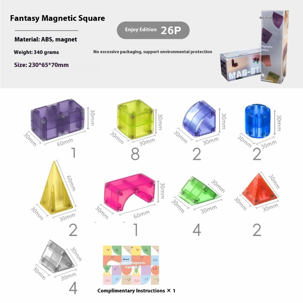 

Цветной магнитный куб, разнообразные сплошные геометрические строительные блоки для мальчиков и девочек, развивающие космическое мышление, сборные игрушки