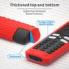 Silicone TV Remote Cover Anti-slip Protective Case Anti-Scratch Protective Skin Sleeve with Anti-lost Lanyard for Xiaomi XMRM-ML