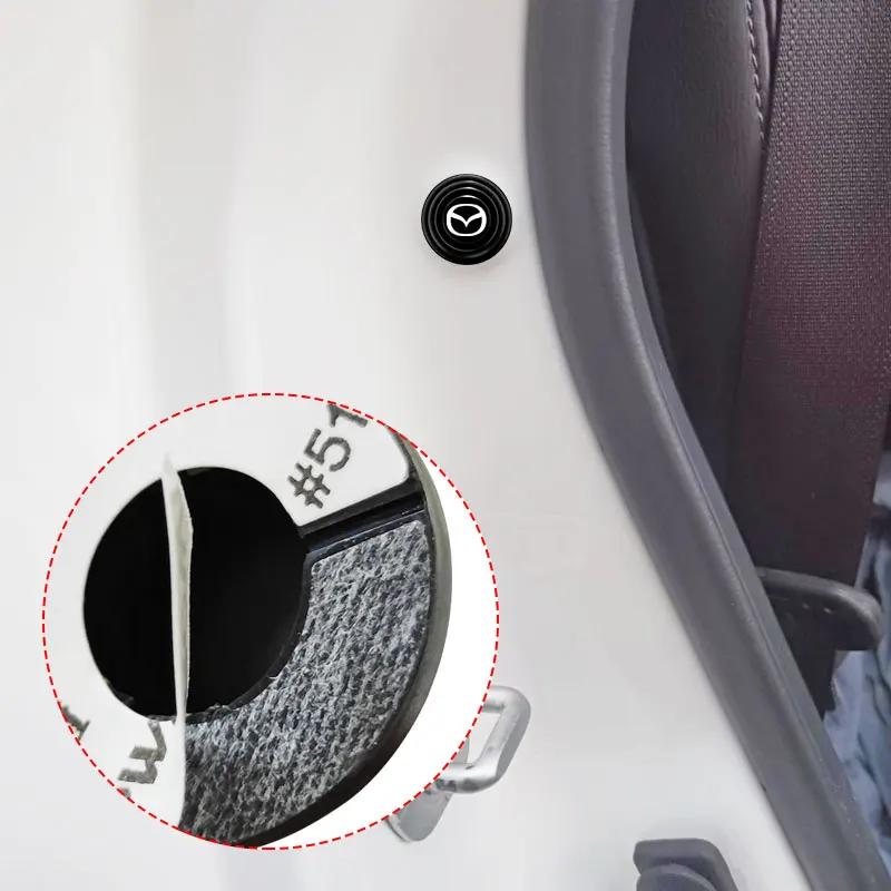 Car Door Shock Absorber Buffer Noiseproof Damping Pad Stickers For Mazda 2 3 6 Axela Atenza CX-5 CX5 CX-7 CX-9 Car Styling FF12