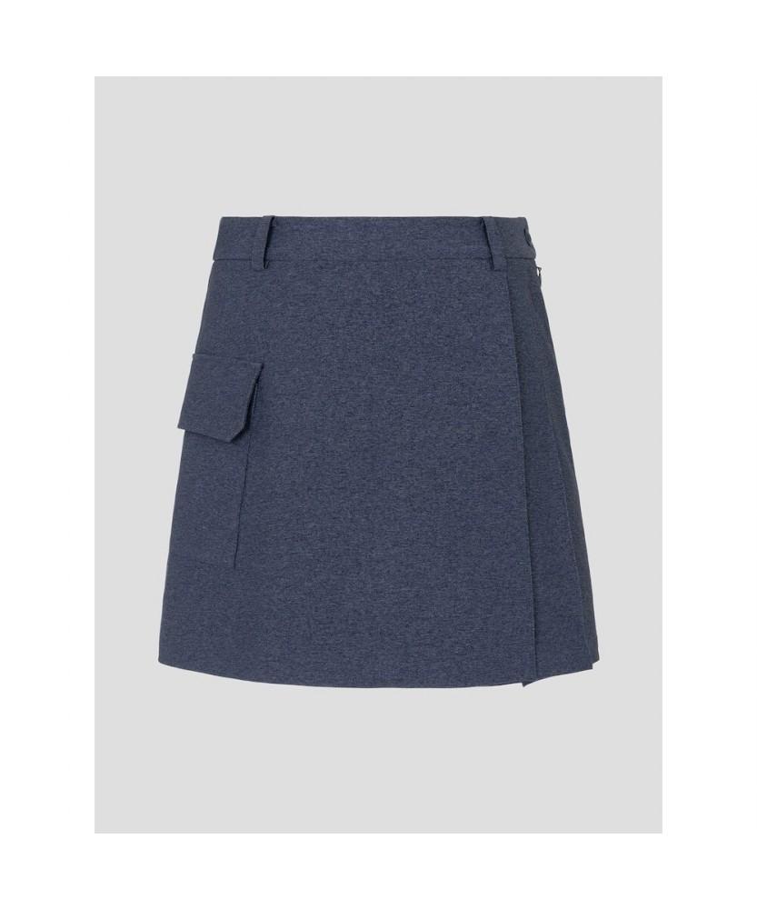 BEANPOLE GOLF Women'S Blue Two-Tone Culottes Navy