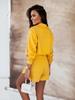 Women's Multi-color Vacation Style Casual Shirt and Shorts Set, 2022