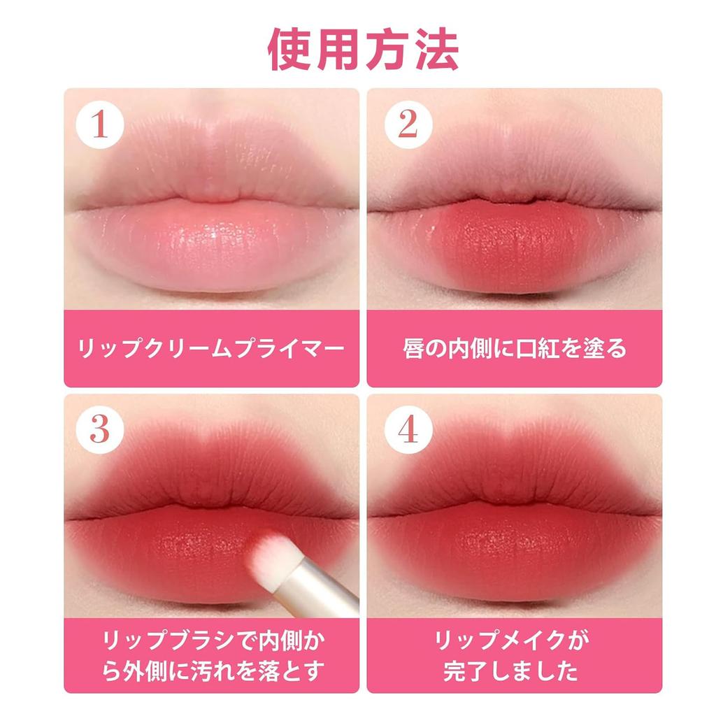 Doyime Lip Brushes of Makeup Round Easy to with Perfect for Travel and Business Pink (Set 3) Brushes, Soft, Head, Use, Precision, Natural,