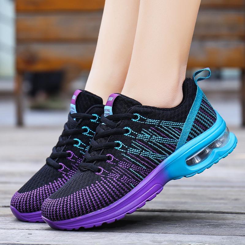 Fashion Air-cushion Women's Running Sneakers High Quality Breathable Casual Athletics Shoes 2025 Women Comfortable Training Sports Shoes