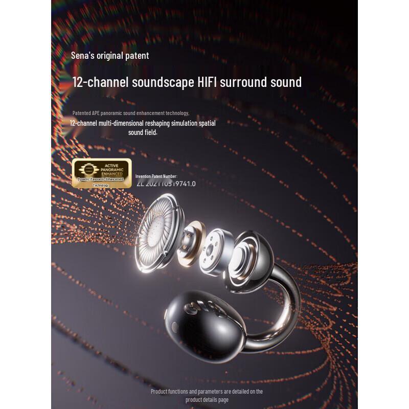 SANAG S7S AI Open-Ear Bone Conduction Bluetooth Headset