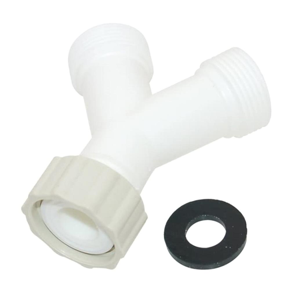 Upgraded Y Shape Connector 3/4 Universal Hose Y Piece Splitter Connector for Washing Machine & Dishwasher Easy Install