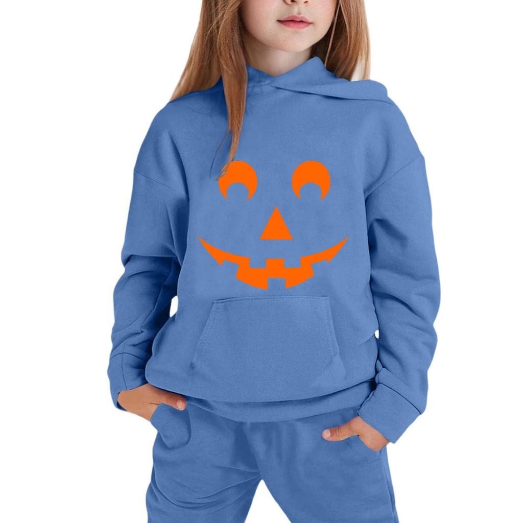 Children's Hoodie with Halloween Print for Casual Wear