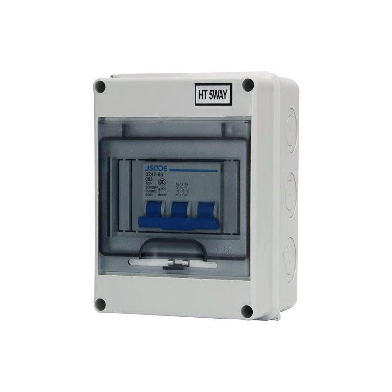 Outdoor Waterproof Surface-Mounted Plastic Circuit Breaker Box - Air Switch Protection for Home.