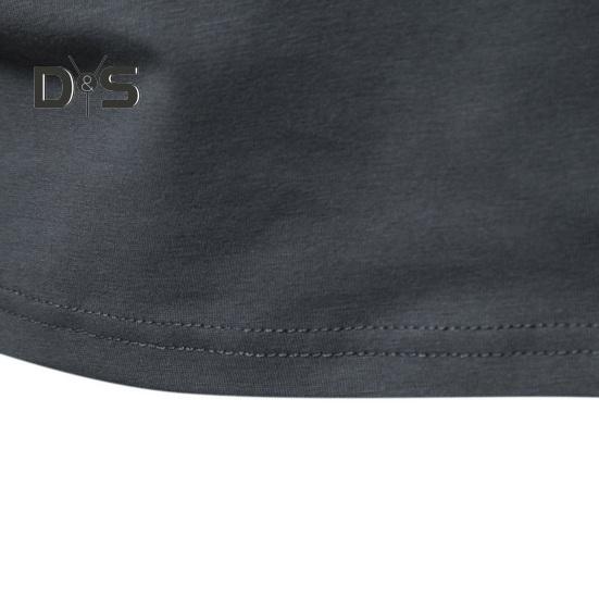 Top de vară pentru bărbați, cu decolteu în V, mâneci scurte, de culoare solidă, pulover moale, respirabil, elastic, fals, din două piese, de dimensiuni mari, tricou casual de lungime medie