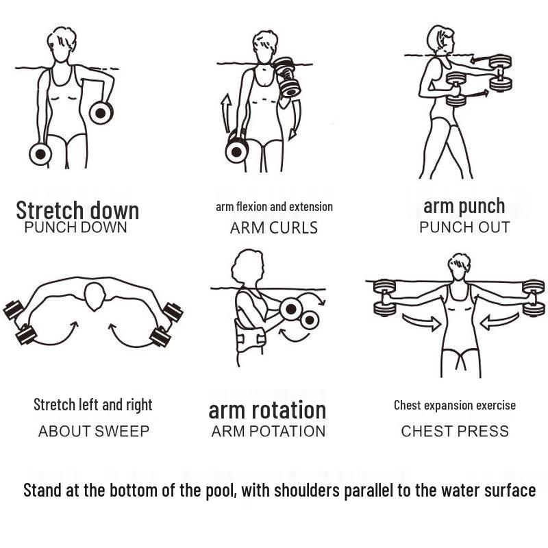 EVA Floating Dumbbells for Men's and Children's Yoga Fitness