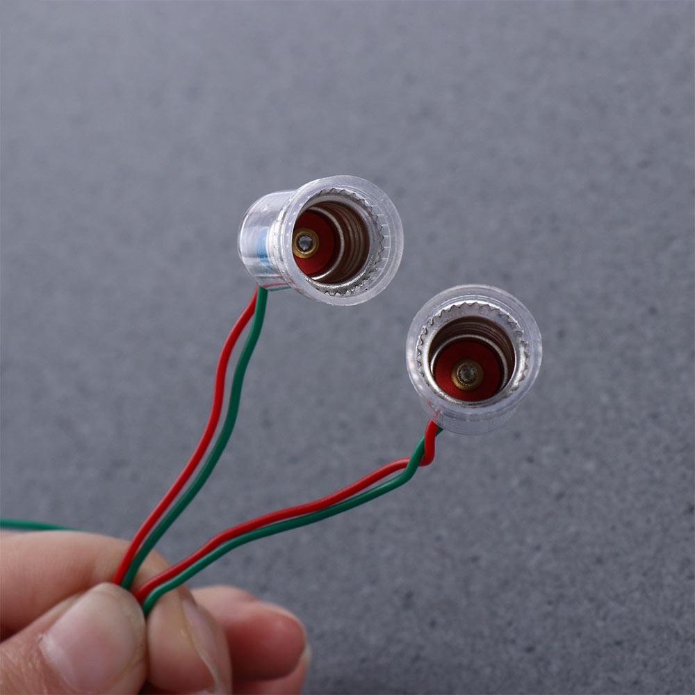 pcs for Small Bulb with 20cm Wire Light Adapter E10 Lamp Base Lighting Accessories E10 Lamp Holder