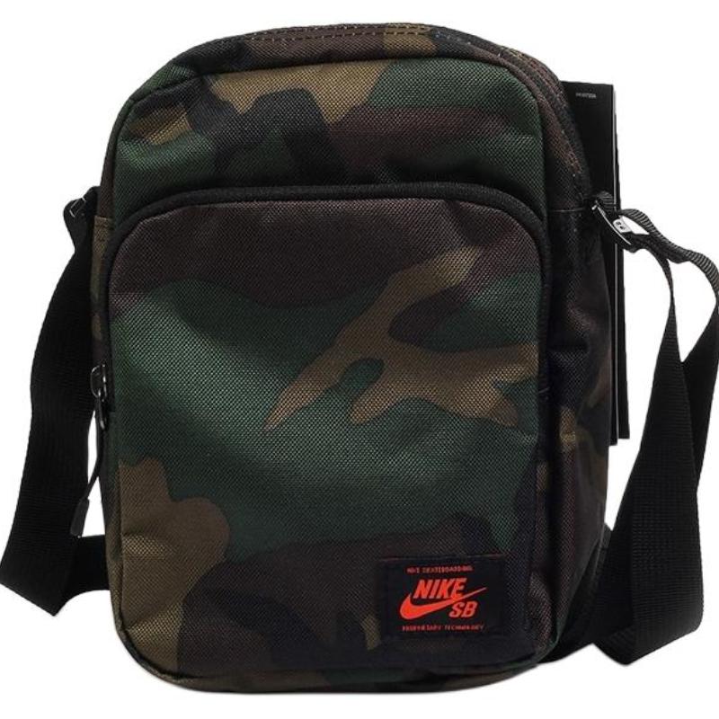 Nike Polyester Crossbody Bag, Shoulder Bag Unisex Camouflage Casual BA5849-210
