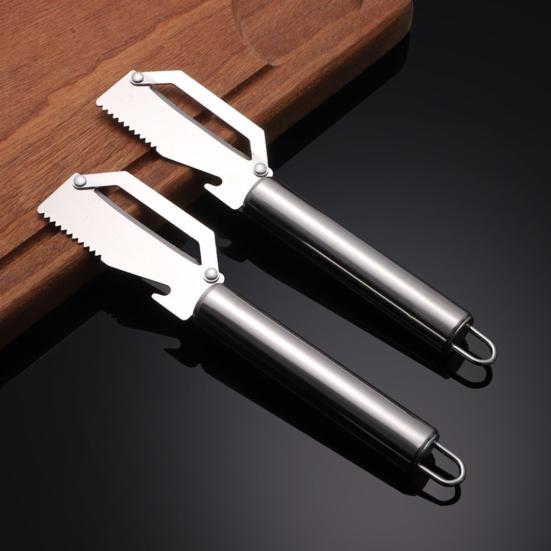 Fruit Vegetable Peeler Stainless Steel Potato Peeler with Bottle Opener Rust-Proof Dishwasher Safe Multi-Function Kitchen Tool for Thick Thin Skins
