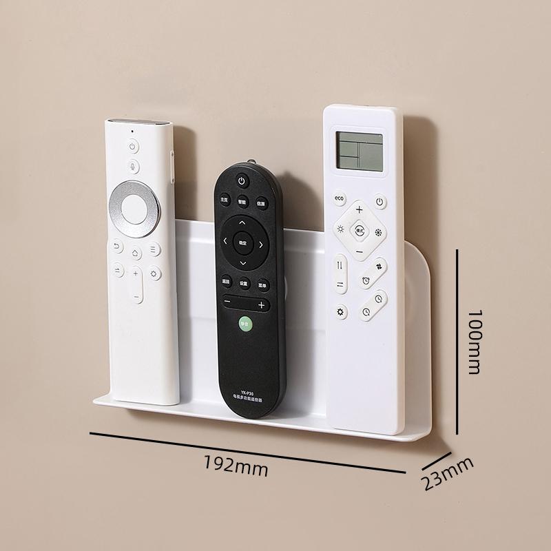 1pc Strong Hold TV Remote Holder For Home Office Magnetic Remote Control Holder Wall Mount Adhesive Remote Control Holder белый