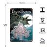 Bloodborne Video Game Metal Decor Poster Vintage Tin Sign Metal Sign Decorative Plaque for Pub Bar Man Cave Club Wall Decoration