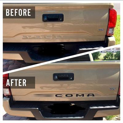 Fits All Toyota Tacoma Tailgate Lettering