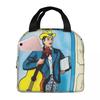 El Musico Musician Loteria Card Mexican Bingo Lottery Insulated Lunch Bag Cooler Thermal Food Box Tote Lunch Boxes Container