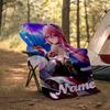 Pătură Personalizată cu Nume - Design cu Personaje Genshin Impact, Pătură pentru Canapea, Pat, Călătorii, Camping - Moale și Călduroasă, Cadou Minunat