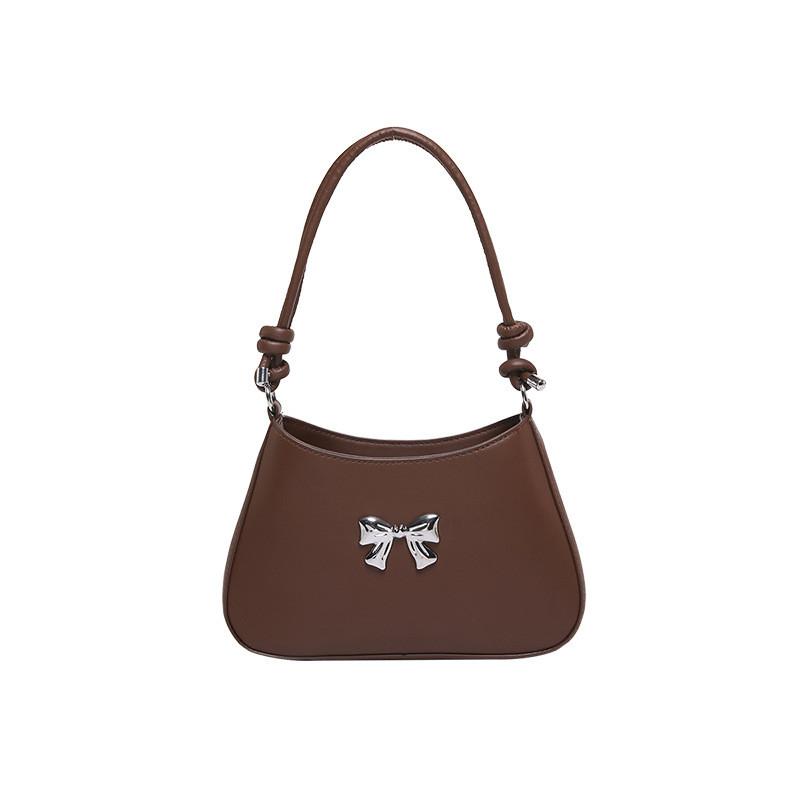 Elegant Bowknot Handheld Small Square Bag For Women In Chic Casual Style For Daily Use