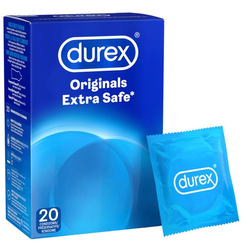 Condoms - Durex Originals Extra Safe 20 pcs