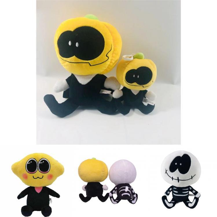 Friday Night Funkin Plush Toy Adorably Soft Fnf Whitty And Boyfriend Lemon Demon Doll For Kids