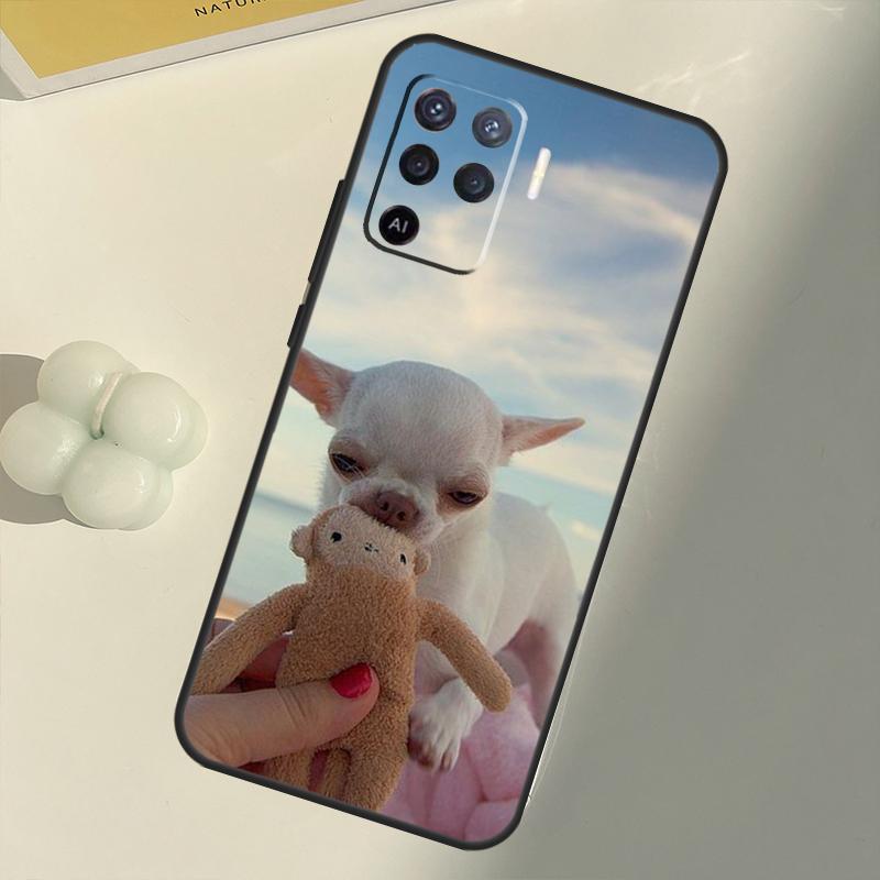 

Чехол для собаки чихуахуа для OPPO Find X3 Lite X5 Pro A5 A9 A31 A53 S A83 A91 A93 A54 A74 A94 A15 A16 A52 A72 OPPO A72