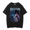 2025 New Anime Solo Leveling with Printed Pattern Fashion Pure Cotton Short Sleeve Trend Casual Men's T Shirt Leveling2